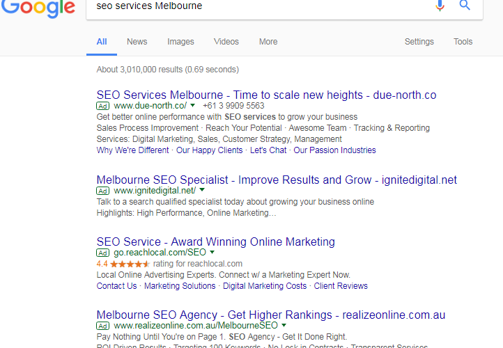 SEO services Melbourne