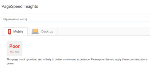 Pagespeed insight image