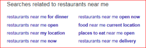 sample search result