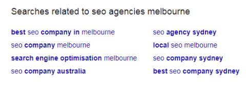 Search related to SEO Melbourne image