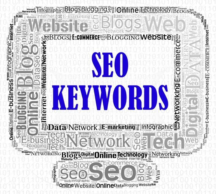 SEO Keywords on Computer