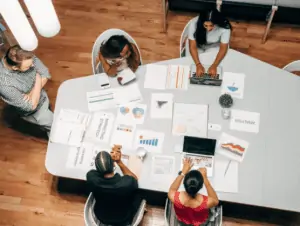 Five people In A Meeting