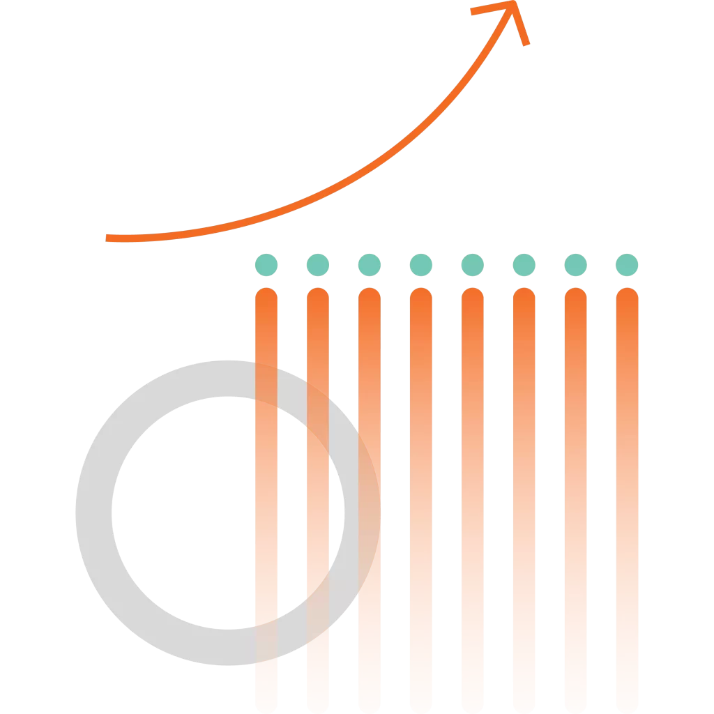 Graph Showing Increase Progress