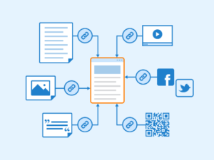 A diagram of different types of backlinks.