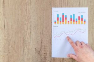 Paper with Analytical Graph on The Table
