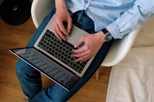 Man with A Laptop